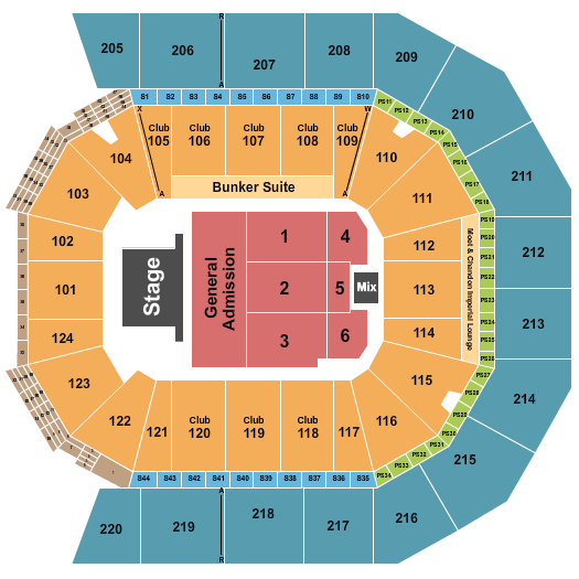 Moody Center ATX Bruce Springsteen Seating Chart